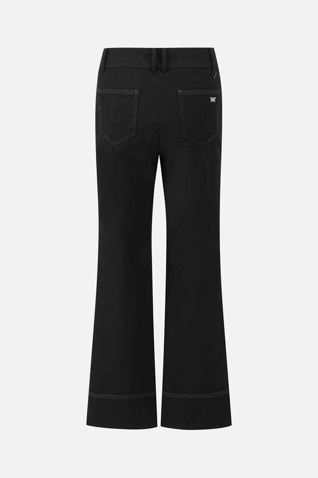 WOMEN TWILL REGULAR BOOTS CUT PANTS