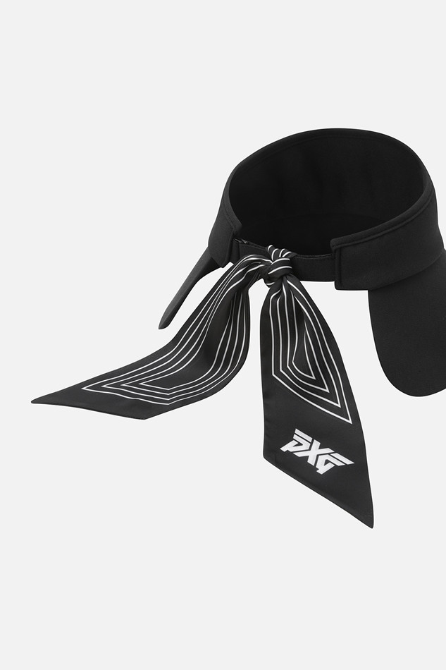 WOMEN RIBBON POINT WIDE VISOR