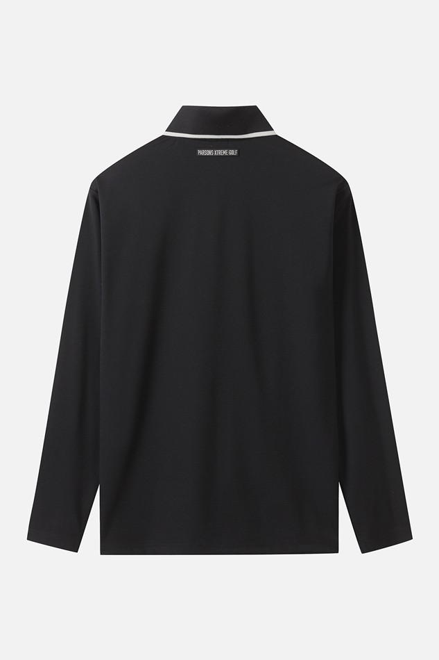 MEN KNITTED NECK COLLAR LONG SLEEVE