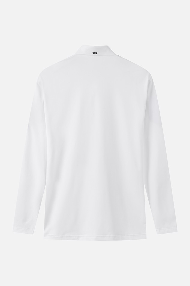 MEN COLOR BLOCKED COLLAR LONG SLEEVE