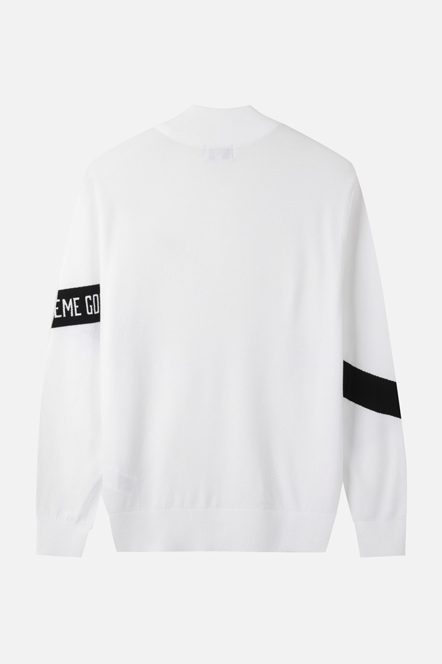 MEN HALF ZIP-UP SWEATER