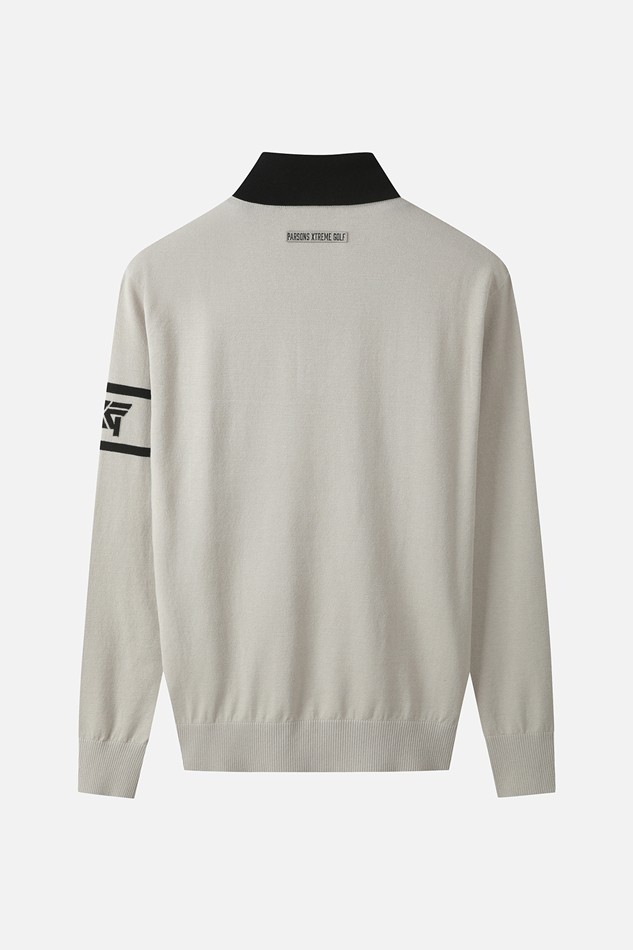 MEN COLLAR LAYERED SWEATER