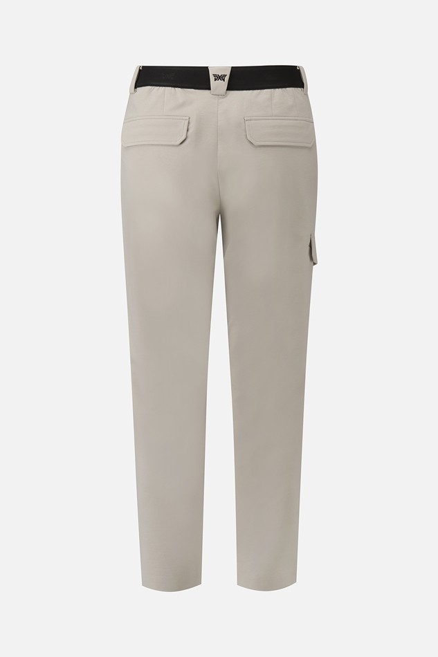 MEN SEMI-TAPERED FIT PANTS