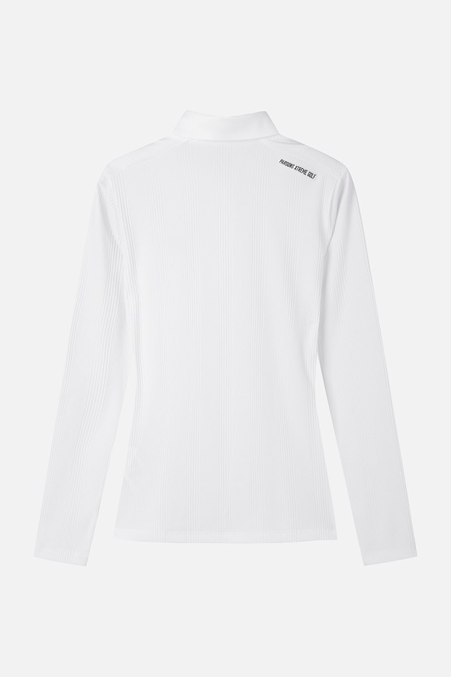 WOMEN BUTTON COLLAR LONG SLEEVE