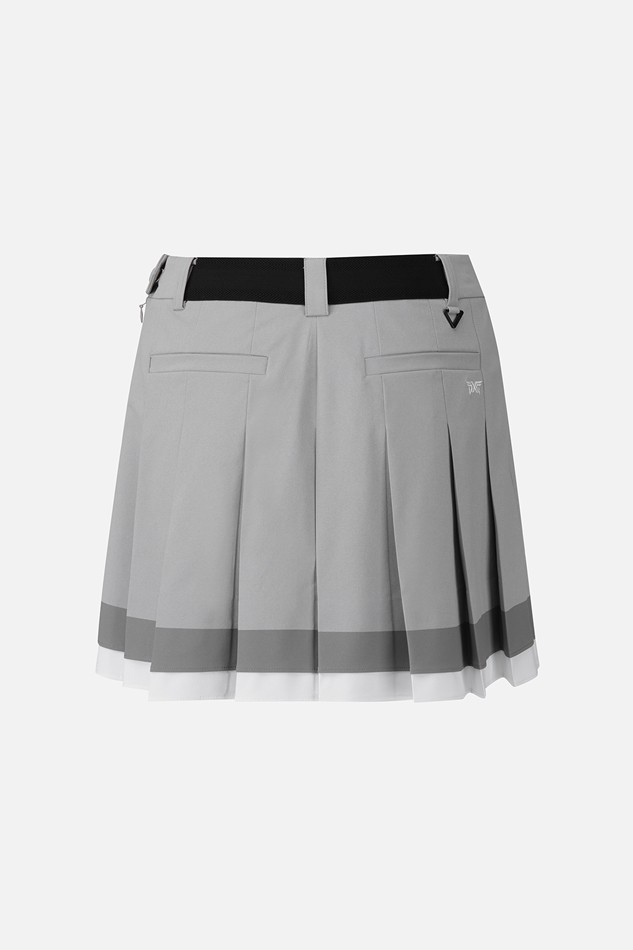 WOMEN BACK PLEATED SKIRTS