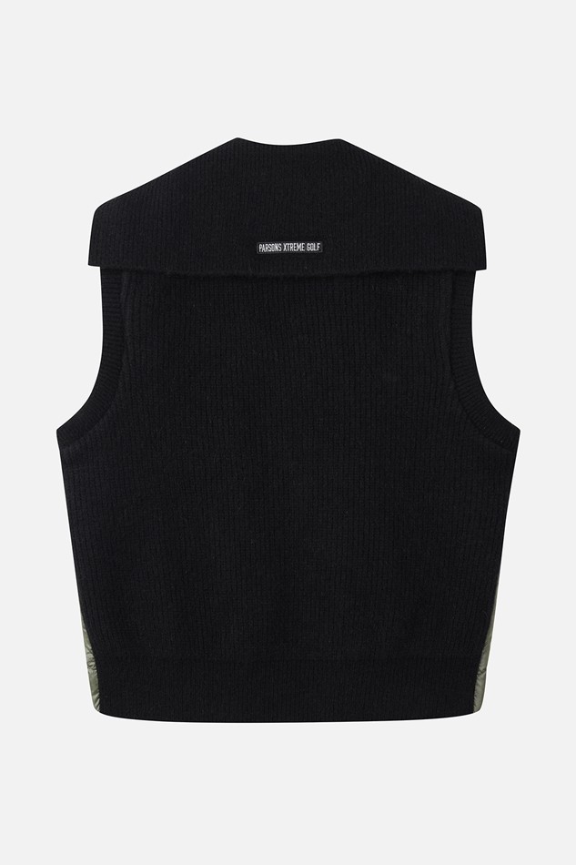 WOMEN WOVEN HYBRID VEST PKWCW421851 KHAKI 상품 이미지 2