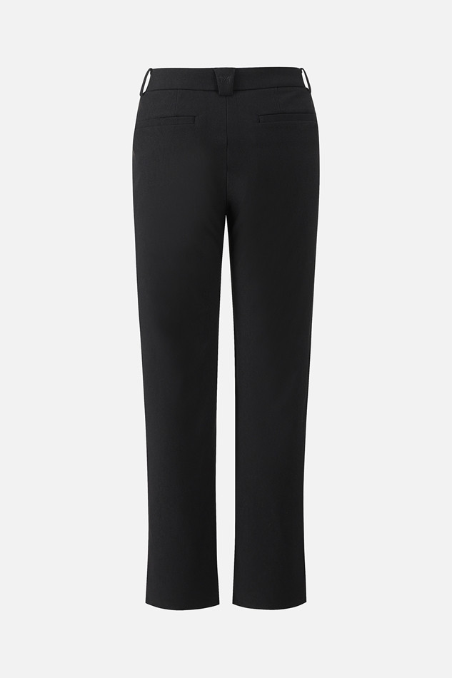 MEN BRUSHED TWO-TONE STANDARD FIT PANTS PKWPM511421 BLACK 상품 이미지 2