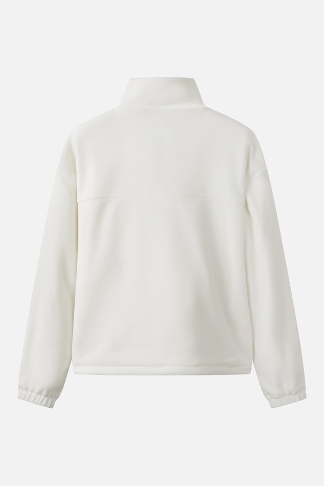 WOMEN ESSENTIAL HALF-ZIP LONG SLEEVE PKWPW111401 WHITE 상품 이미지 2