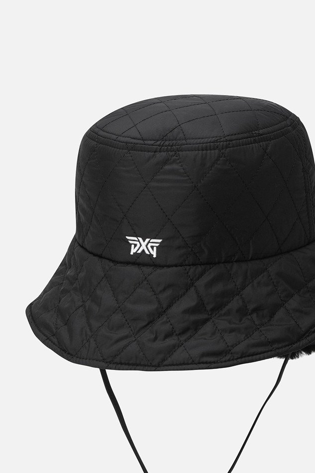 WOMEN BASIC WINTER QUILTING HAT PKWPW961121 BLACK 상품 이미지 2