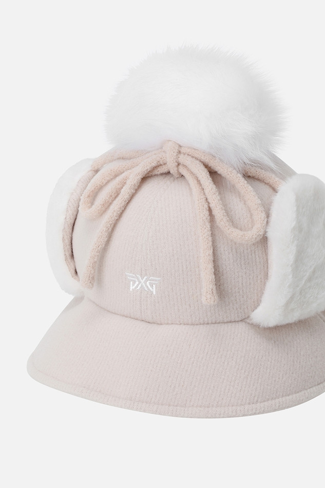 WOMEN BASIC EARFLAP HAT PKWPW961205 BEIGE 상품 이미지 2