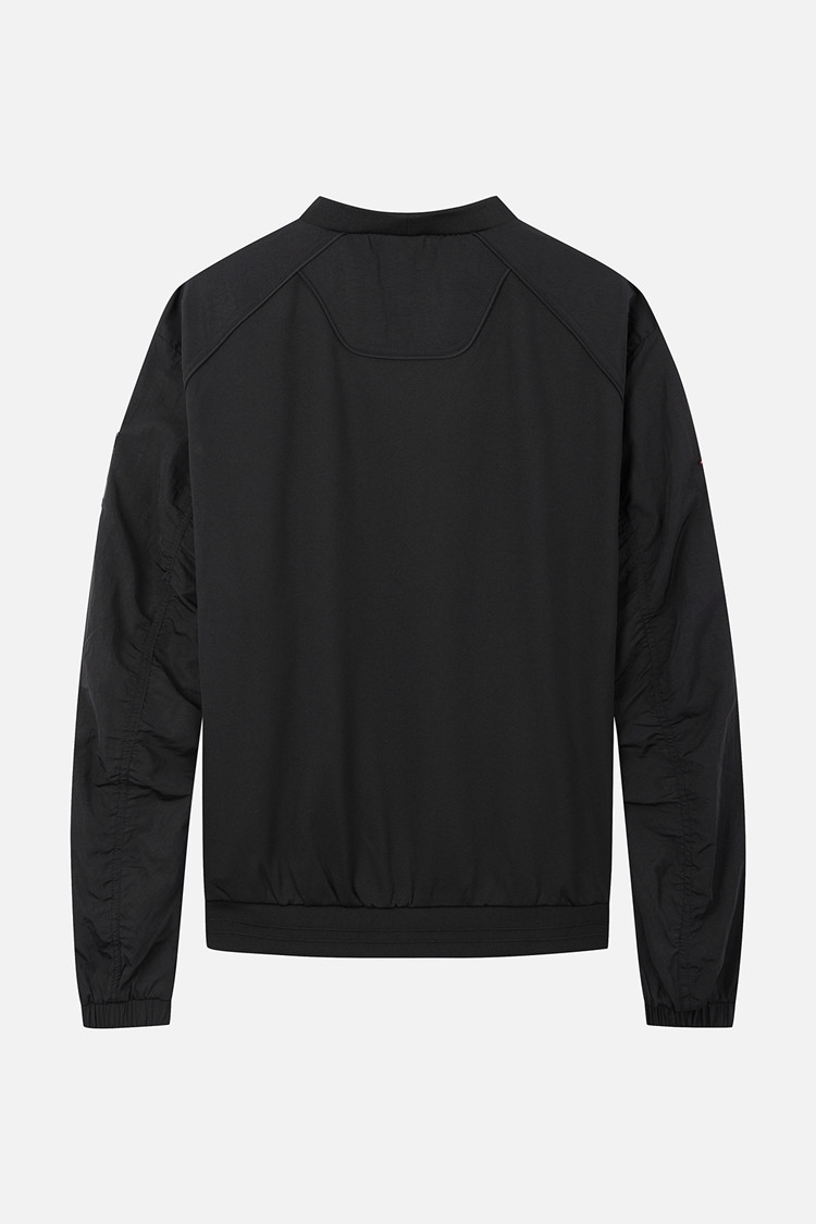MEN GENO WOVEN HYBRID ROUND LONG SLEEVE