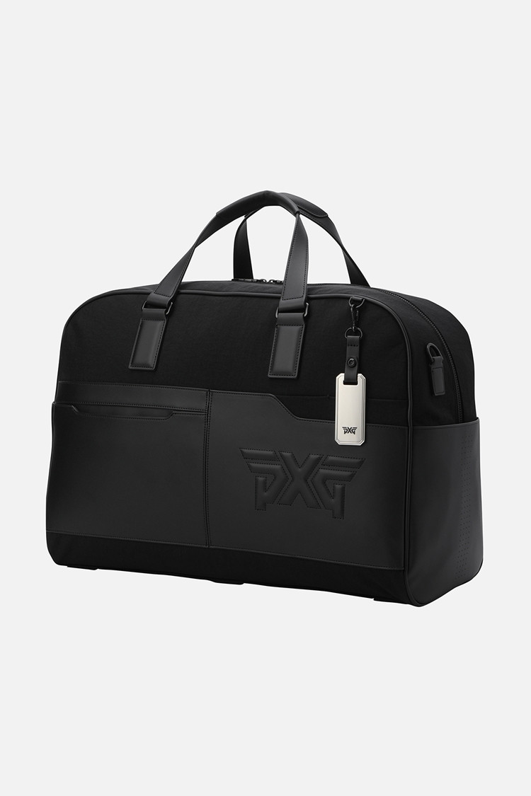 PERFORATED HYBRID BOSTON BAG