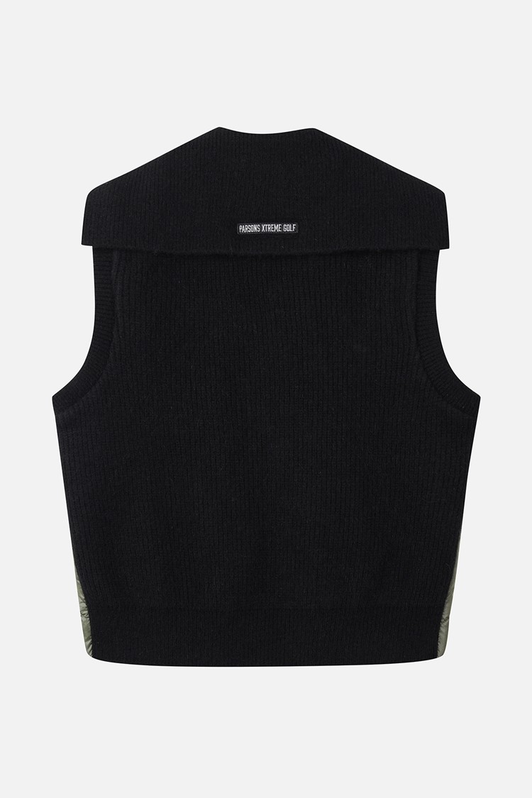 WOMEN WOVEN HYBRID VEST PKWCW421851 KHAKI 상품 이미지 2