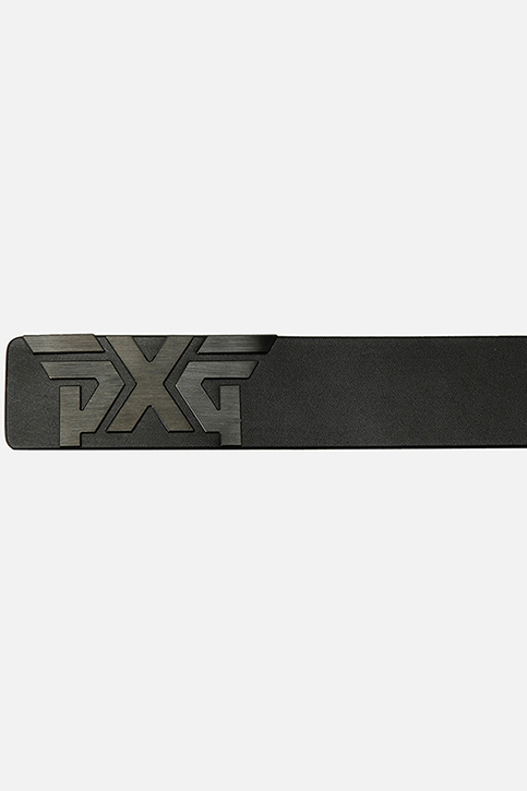 BLACK BUCKLE LOGO BELT _ WOMEN