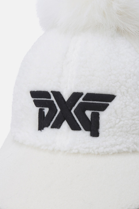 WOMEN WINTER BOUCLE POMPOM CAP