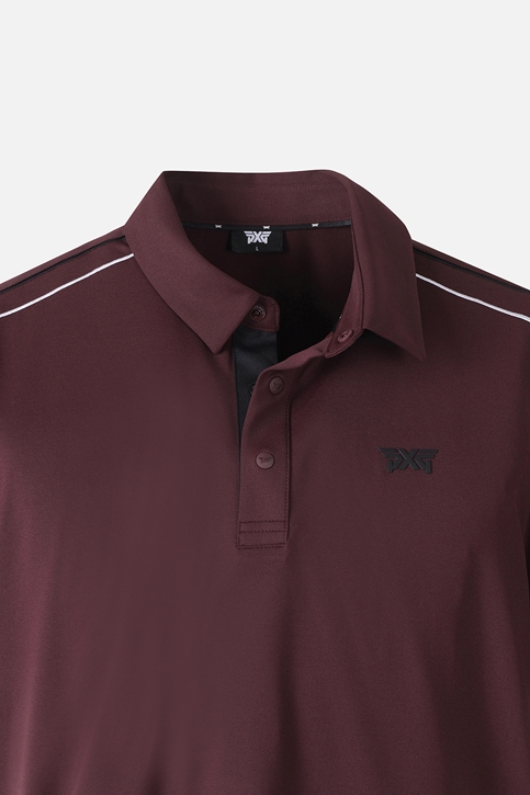 LINE POINT COLLAR SHORT-SLEEVE