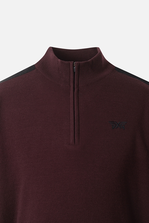 HALF ZIP-UP SWEATER