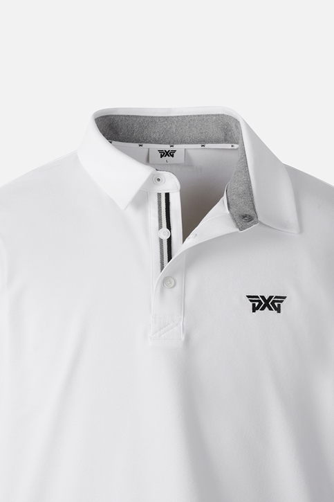 MEN ESSENTITAL BRUSHED COLLAR LONG SLEEVE