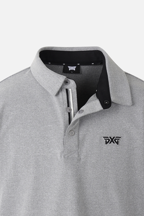 MEN ESHORT SLEEVEENTITAL BRUSHED COLLAR LONG SLEEVE