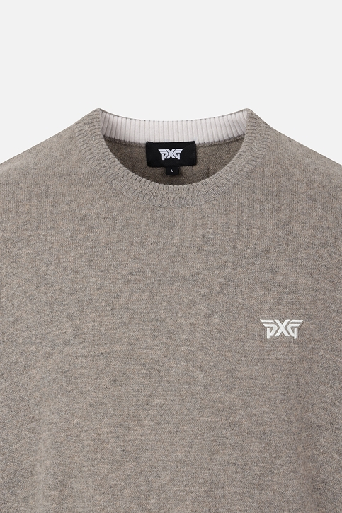 MEN CASHMERE ROUND NECK SWEATER