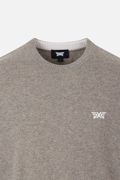 MEN CASHMERE ROUND NECK SWEATER