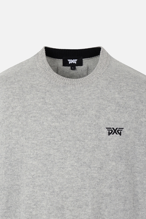 MEN CASHMERE ROUND NECK SWEATER