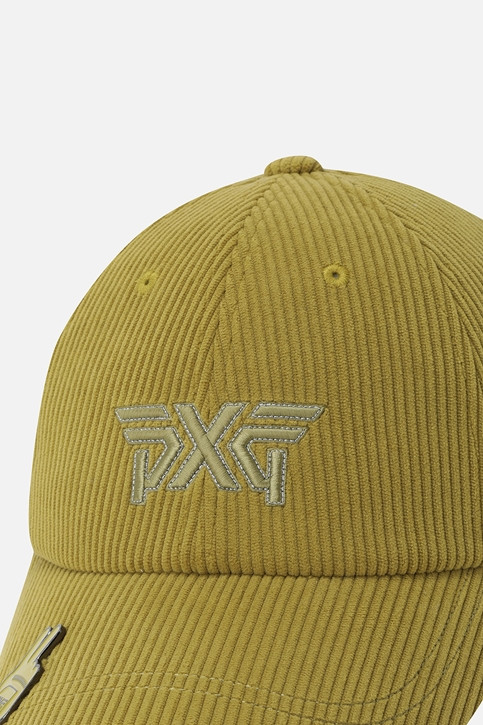 WOMEN CORDUROY BASIC CAP PKFCW850108 MOSS GREEN 상품 이미지 3