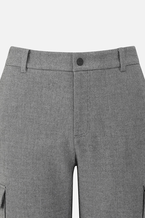 MEN TWO-TONE SEMI-TAPERED FIT PANTS PKFPM511112 M/GREY 상품 이미지 3