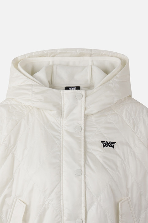 WOMEN 2 IN 1 RE-WOOL PADDED JACKET PKFPW630701 WHITE 상품 이미지 3