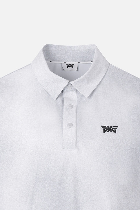 MEN GRADATION PATTERN COLLAR SHORT SLEEVE