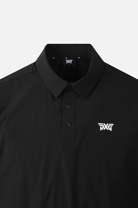 MEN WOVEN LOOSE FIT COLLAR SHORT SLEEVE