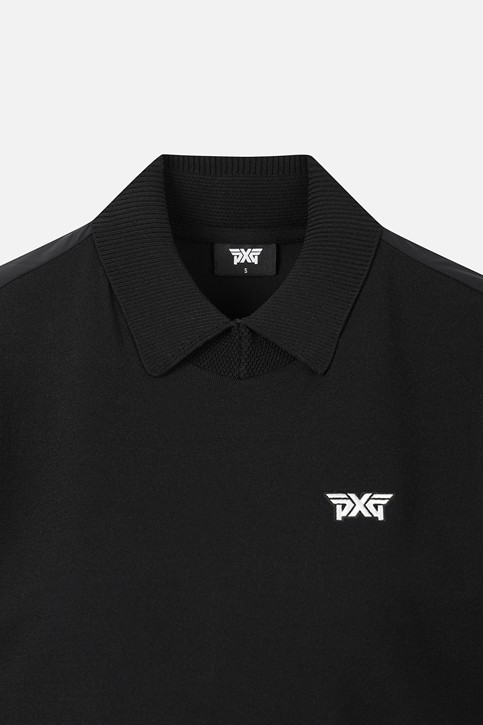 WOMEN SHORT SLEEVE HYBRID SWEATER
