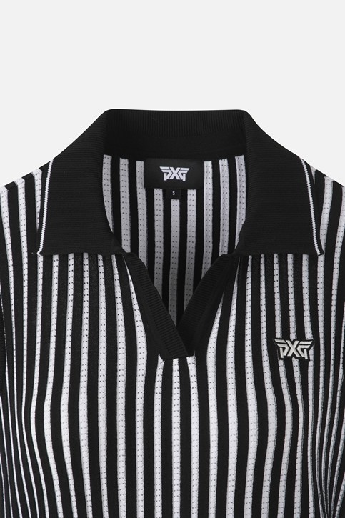 WOMEN COLLARED KNIT SLEEVELESS