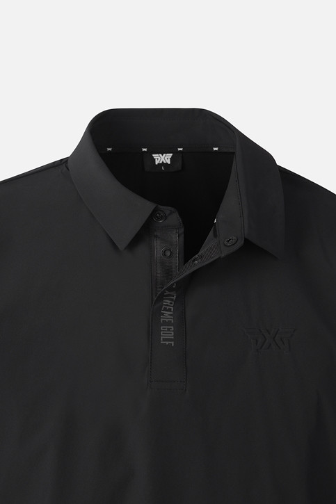 MEN WOVEN LOOSE FIT COLLAR LONG SLEEVE