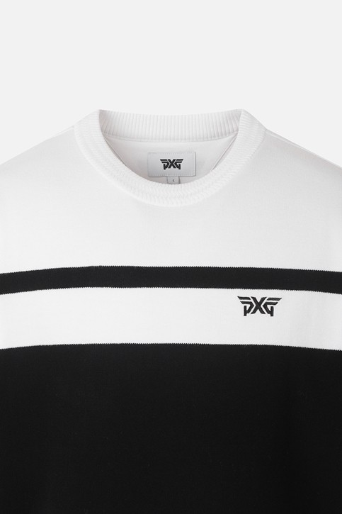 MEN COLOR BLOCKED ROUND NECK SWEATER