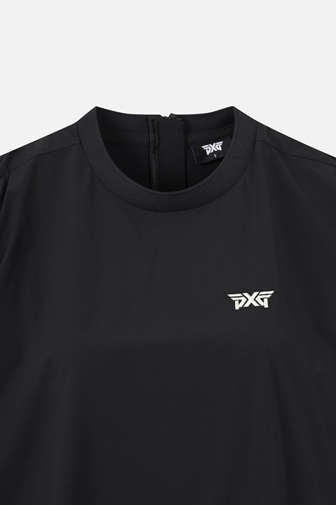 WOMEN WOVEN ROUND NECK LONG SLEEVE