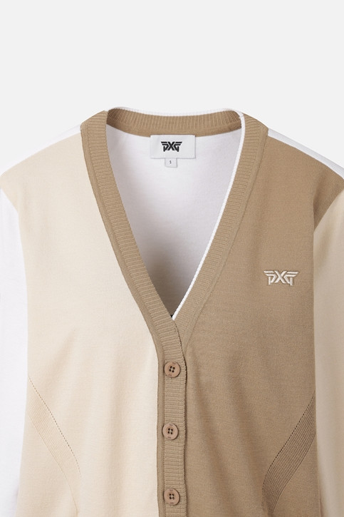 WOMEN V-NECK KNIT CARDIGAN