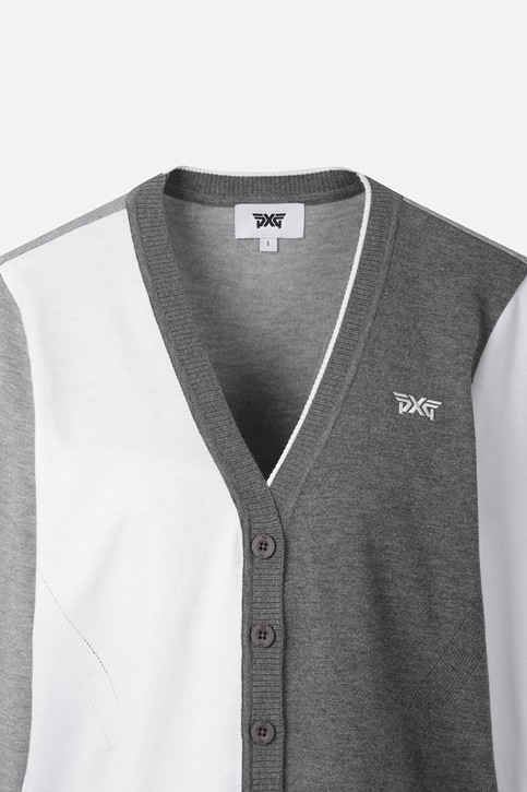 WOMEN V-NECK KNIT CARDIGAN