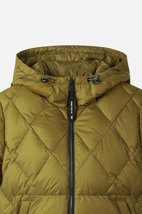 WOMEN SHORT-SLEEVE DOWN JACKET PKWCW631008 MOSS GREEN 상품 이미지 3