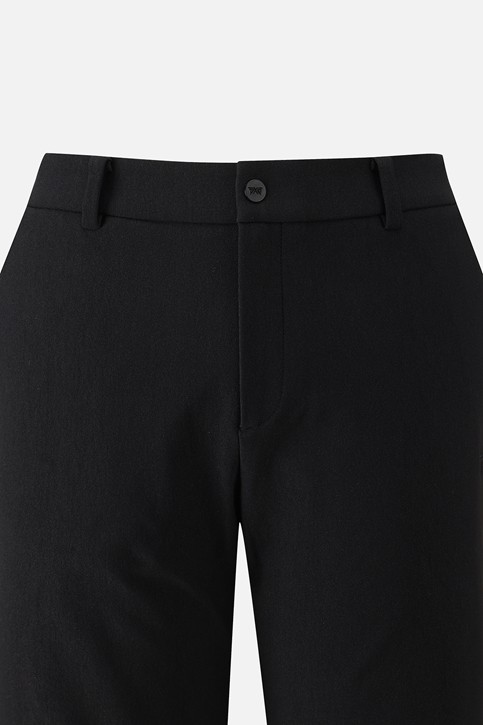MEN BRUSHED TWO-TONE STANDARD FIT PANTS PKWPM511421 BLACK 상품 이미지 3