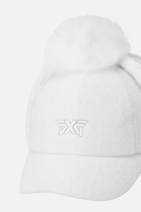 WOMEN BASIC WINTER CAP PKWPW851001 WHITE 상품 이미지 3