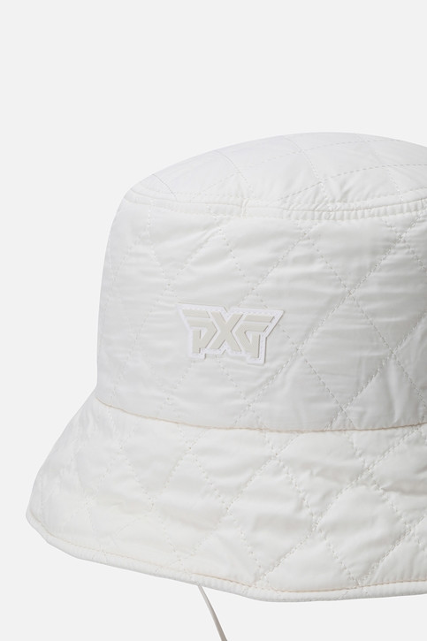 WOMEN BASIC WINTER QUILTING HAT PKWPW961101 WHITE 상품 이미지 3