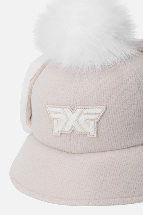 WOMEN BASIC EARFLAP HAT PKWPW961205 BEIGE 상품 이미지 3