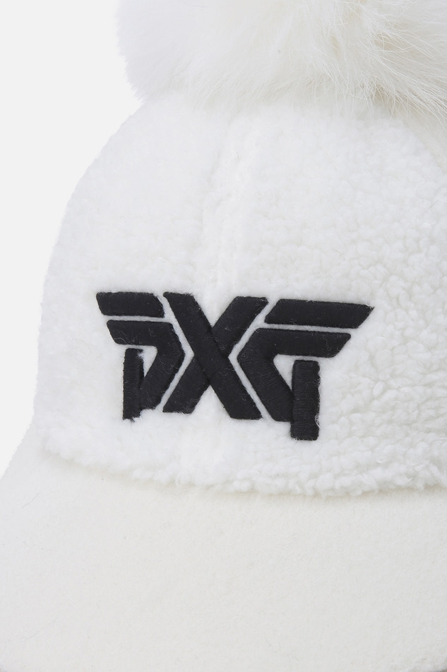 WOMEN WINTER BOUCLE POMPOM CAP