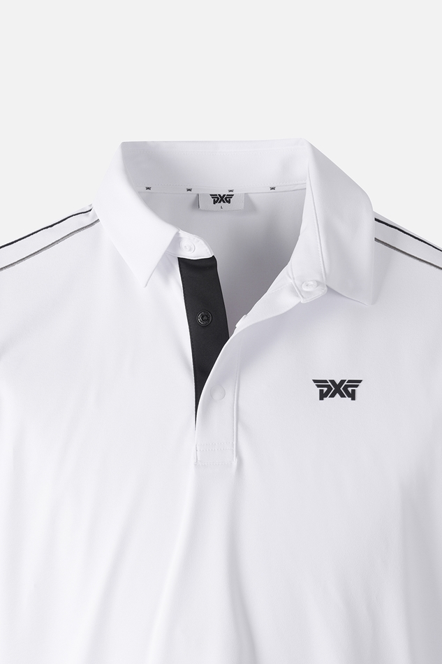 LINE POINT COLLAR SHORT-SLEEVE