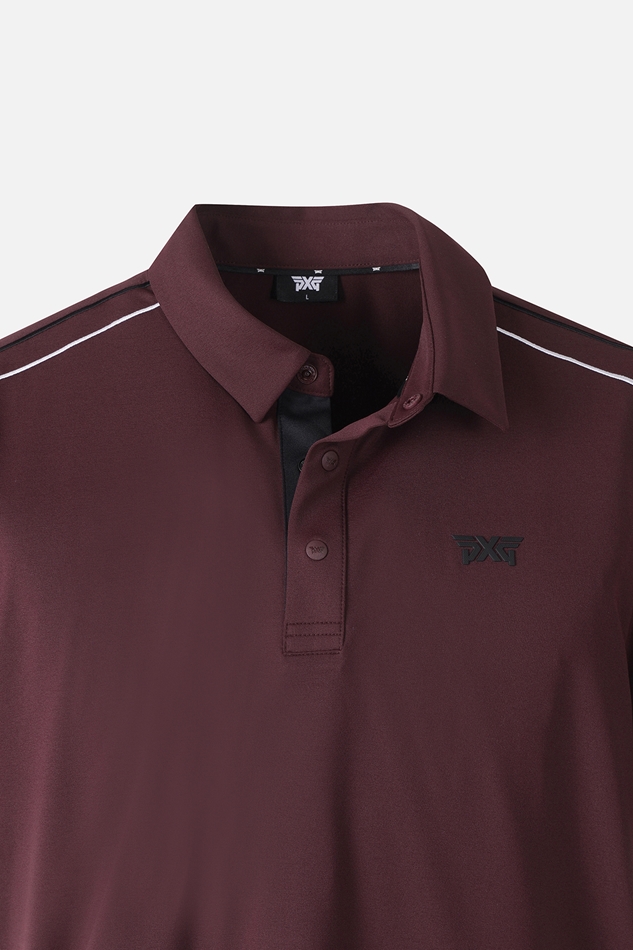LINE POINT COLLAR SHORT-SLEEVE