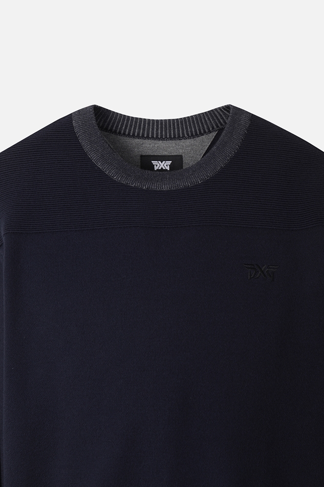NEW TEXTURED ROUND NECK SWEATER