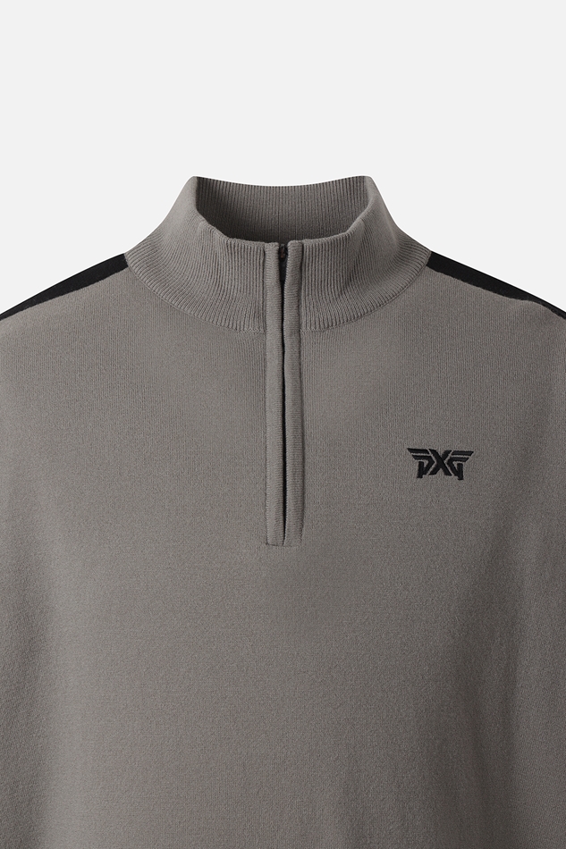 HALF ZIP-UP SWEATER