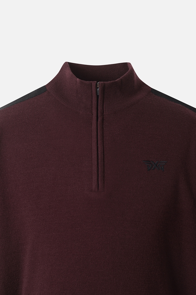HALF ZIP-UP SWEATER