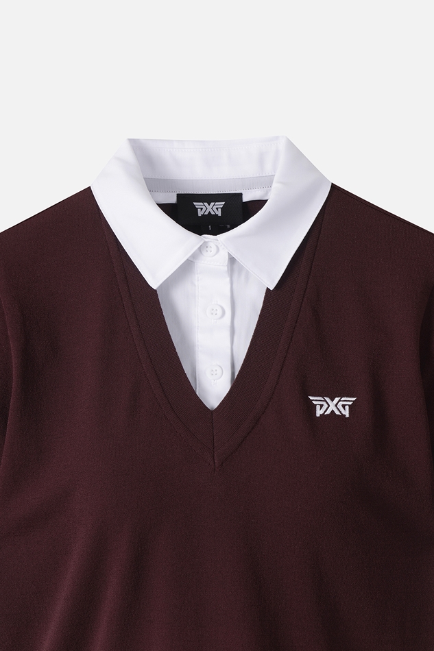 WOMENS COLLARED SHORT SLEEVE KNIT